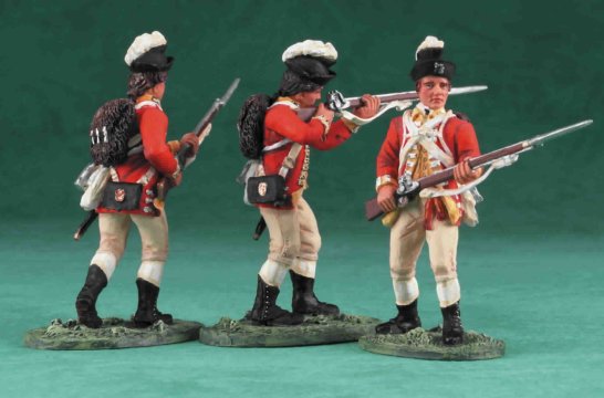 Battle of Saratoga - British 62nd Foot Infantry Set