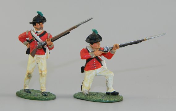 British 40th Foot Infantry Set - Battle of Germantown