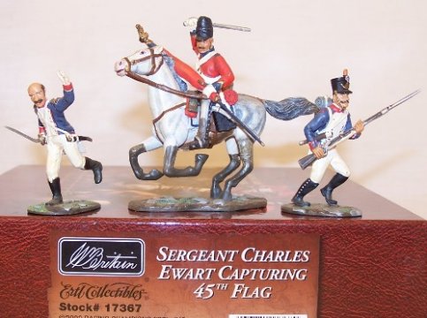 Charles Ewart Capturing Flag