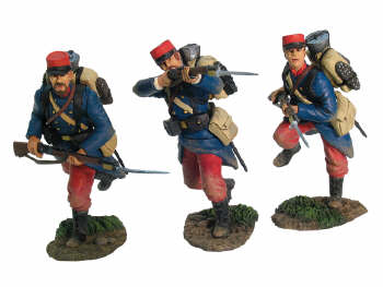 French Infantry Charging Set
