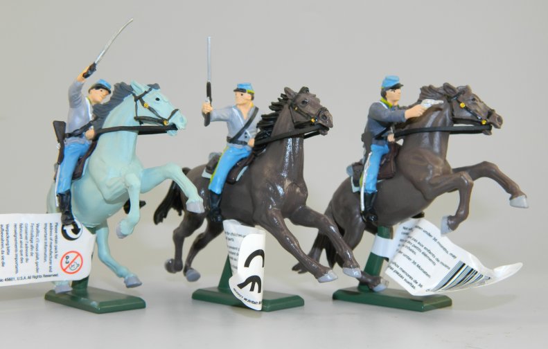 Confederate Civil War Mounted - Plastic