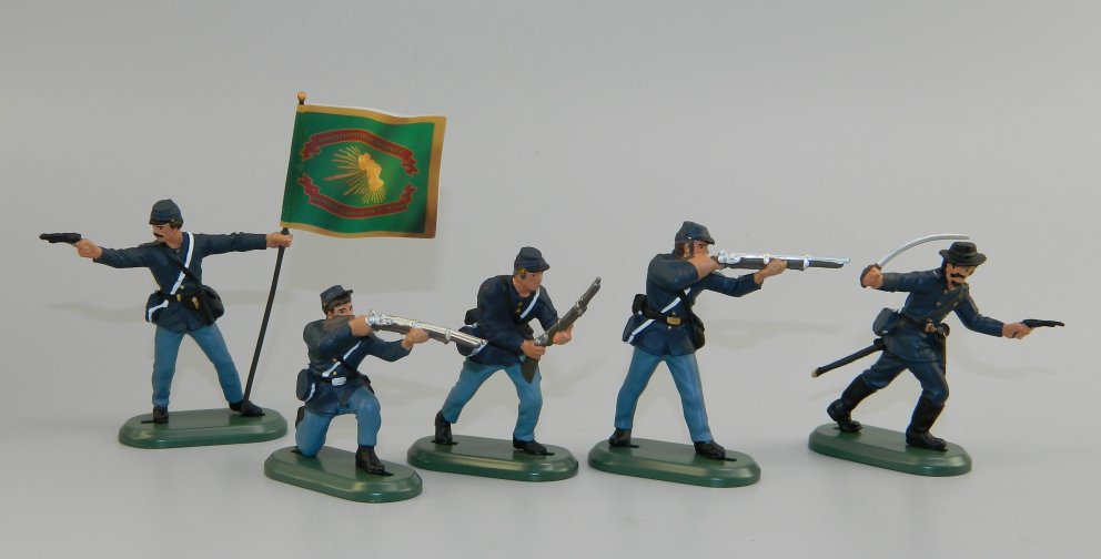 Plastic American Civil War Foot Set - 69th New York Prince of Wales Irish Brigade Regiment