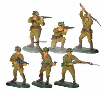 WWII Japanese Infantry (6 pc assortment)