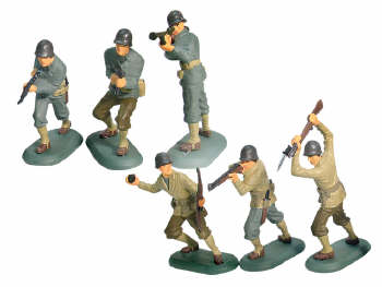 WWII US Infantry (6 pc assortment)