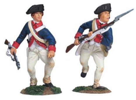American Continental Line Advancing