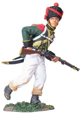 Nassau 2nd Light Infantry Regiment Carabinier Advancing