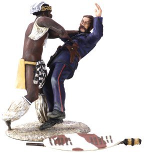 "Pulleine's End" British 24th Foot Lt. Colonel Pulleine and Zulu Hand-to-Hand Set