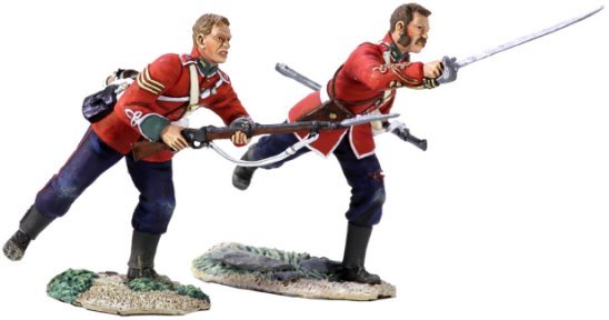"Captain Younghusband's Forlorn Hope" Captain Younghusband and NCO Charging