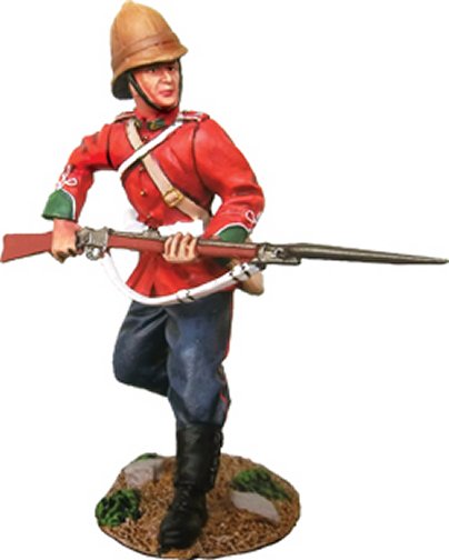 British 24th Foot Defending with Bayonet, No.3, 1879