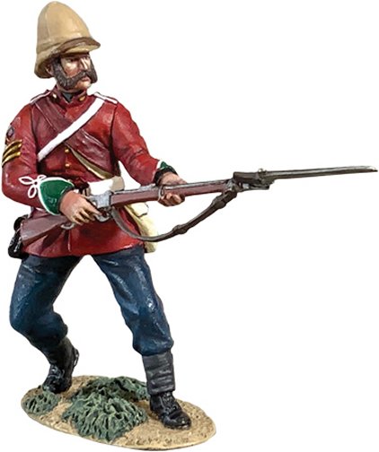 24th Foot, Colour Sergeant Bourne Defending with Bayonet, No. 2