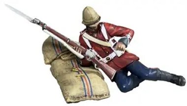 British 24th Foot Loading at the Mealie Bag, 1879