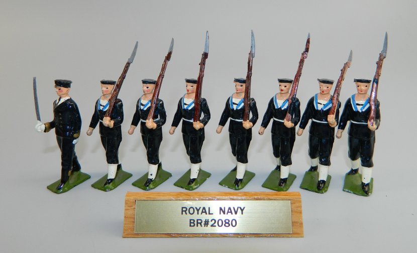 Royal Navy with Officer