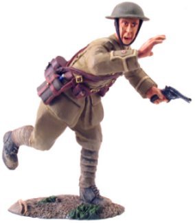 1916 British Infantry Officer Advancing #1
