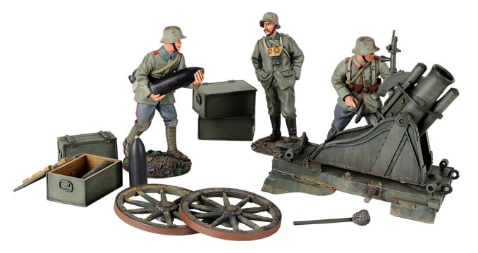 1916-18 German 170 cm Minenwerfer with Three Infantry