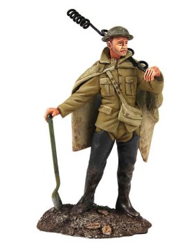 "The Work Party" Set #1 - 1916-18 British Infantry in Poncho