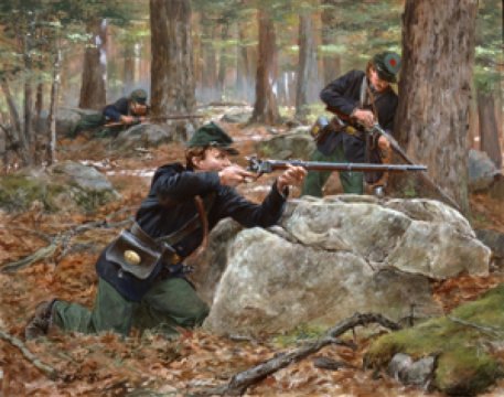 Berdan's Sharpshooters, Summer-Fall, 1863 - Canvas Giclee