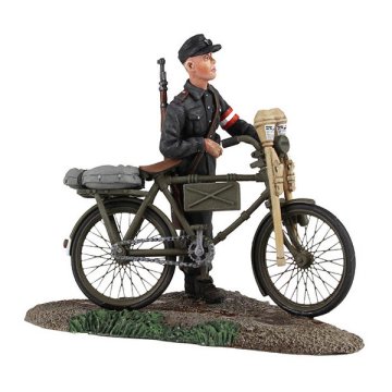 German Hitler Youth Pushing Bicycle #1