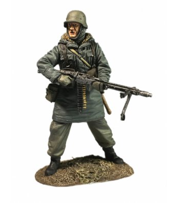 Waffen SS Grenadier in Kharkov Parka with MG42