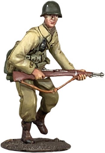 U.S. Armored Infantryman Advancing, 1943-45