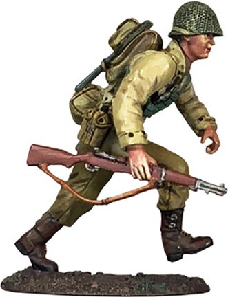 U.S. Infantryman Running, No.2, 1943-45