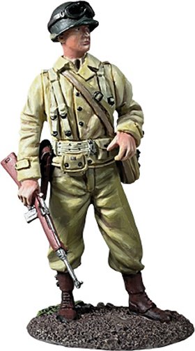 U.S. Armored Infantry Company Officer with M1 Carbine