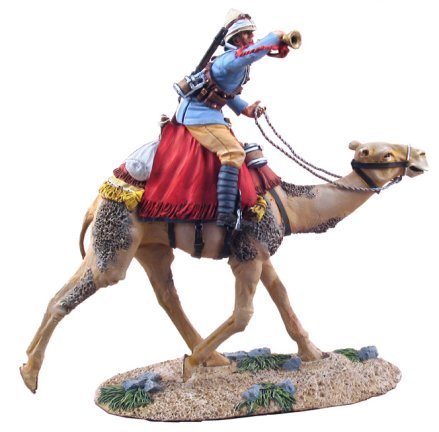 British Camel Corps Bugler, Mounted, Charging