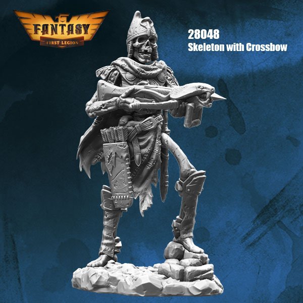 Skeleton with Crossbow|Wargaming|First Legion|28mm figures|Resin Model ...