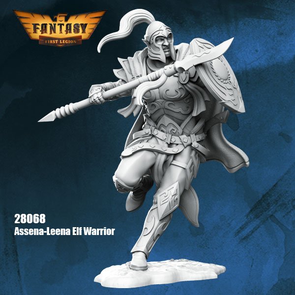 Assena-Leena Elf Warrior|Wargaming|First Legion|28mm figures|Resin ...