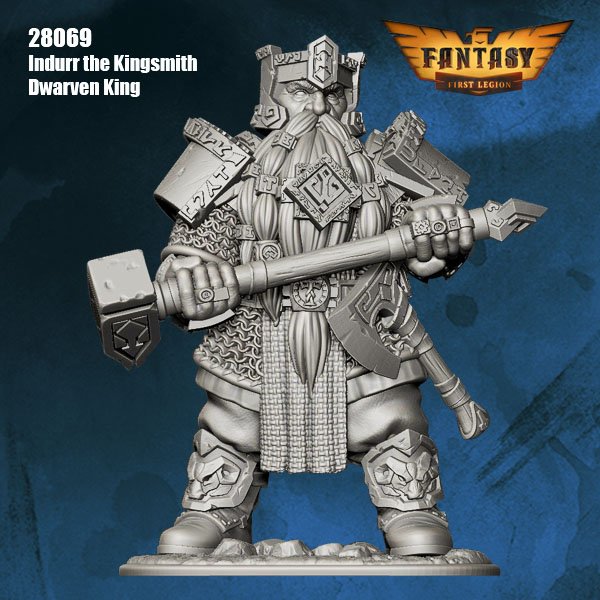 Indurr the Kingsmith Dwarven King