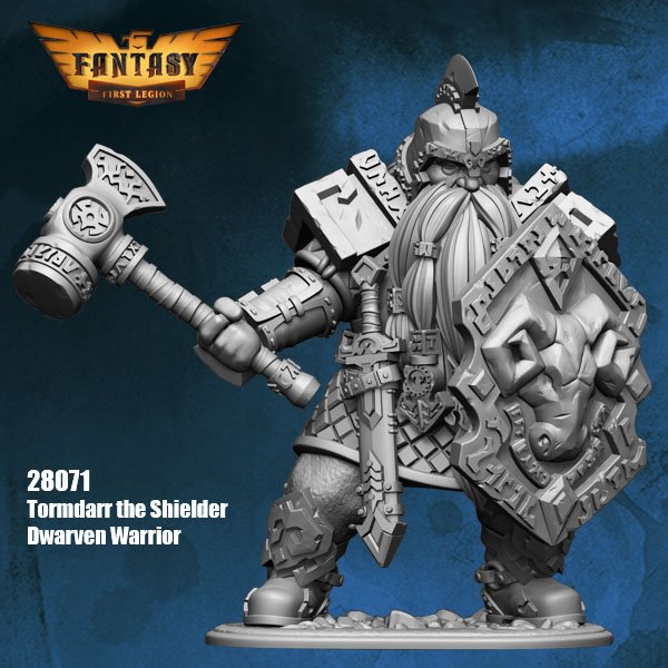 Tormidar the Shielder Dwarven Warrior