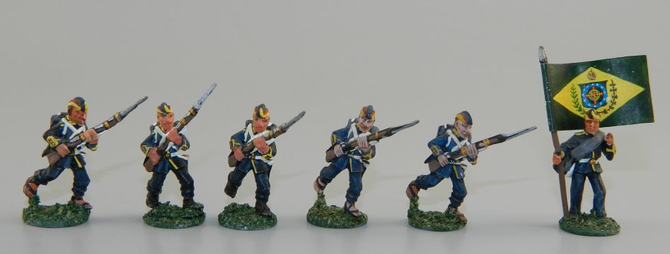 Civil War Soldiers, Empire of Brazil, 1870-1889