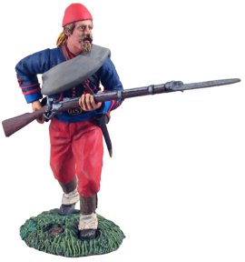 Union Infantry 114th Pennsylvania Zouaves Standing Reaching for Cartridge #1