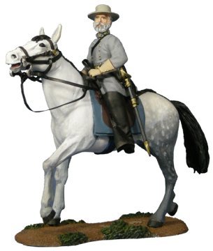 Confederate General Robert E. Lee, Mounted on Traveller,