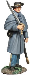 Confederate Infantry Officer in Winter Clothing