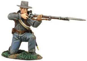 Confederate Infantry Kneeling Firing