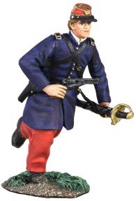 Union 114th Pennsylvania Zouaves Officer Charging #1