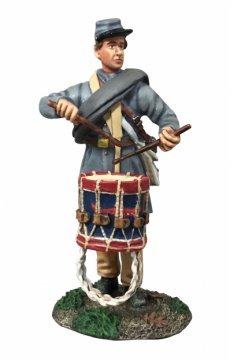 Confederate Drummer in Frockcoat #2