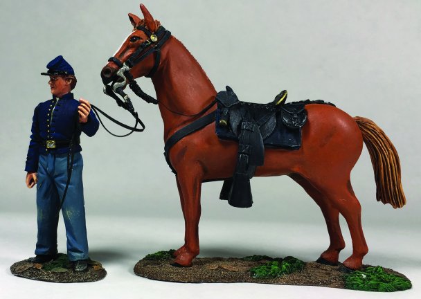 Federal Orderly Holding Horse