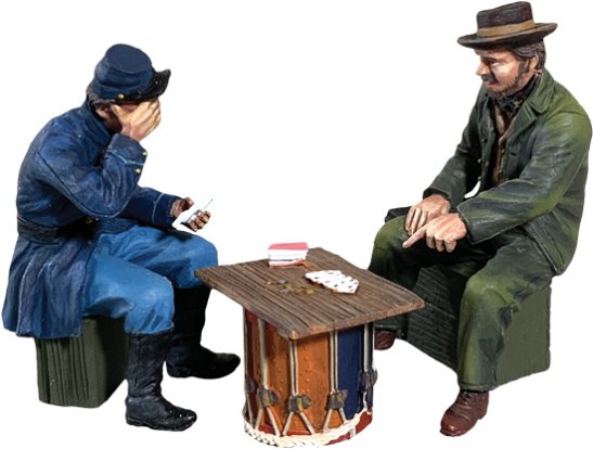 “Can’t Win for Losing” Union Soldier and Civilian Playing Cards