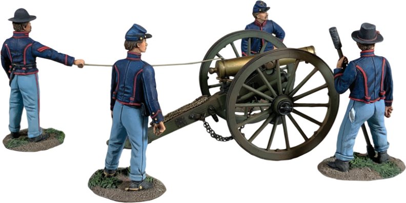 "Ready to Fire!" Union M1841 12 Pound Howitzer