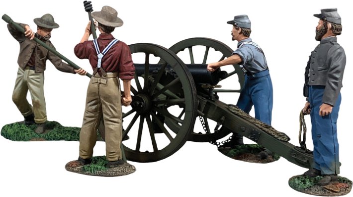 "Give ‘em Another Round" Confederate Artillery with 6 Pound Howitzer