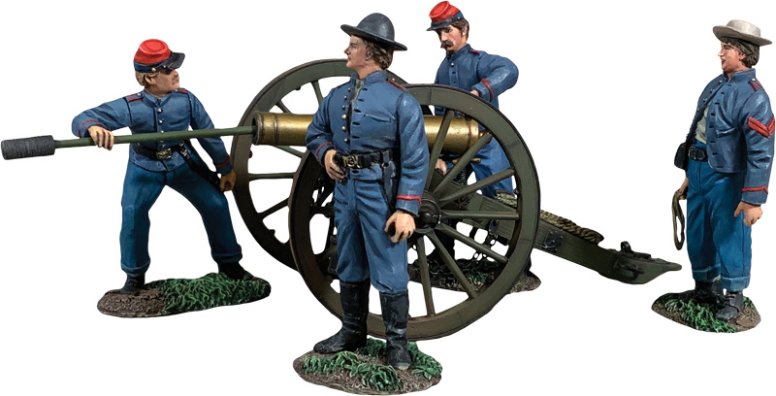 "Load!" Confederate Artillery with 12 Pound Howitzer
