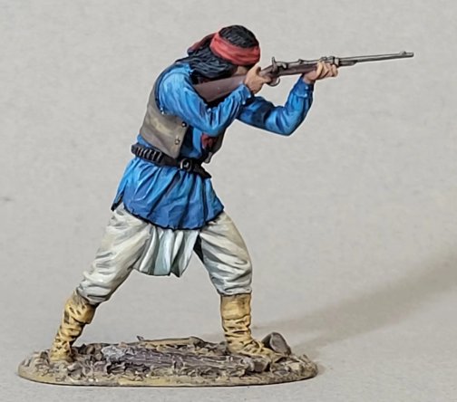 Apache Warrior Standing Firing Carbine