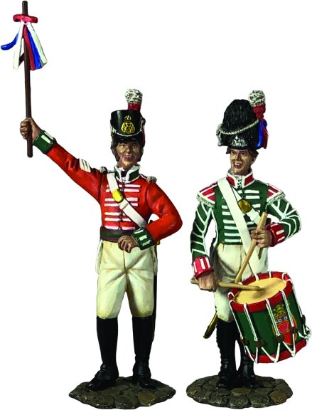 "The King’s Shilling" British Recruiting Sergeant and Drummer, 1812-16