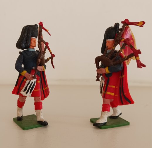 Scots Guards Pipers - Plastic