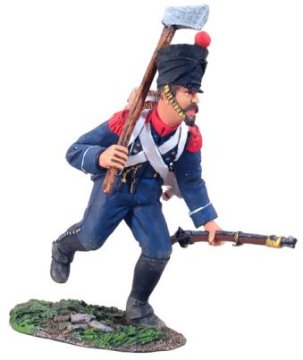 French Light Infantry Voltigeur Charging with Axe #1