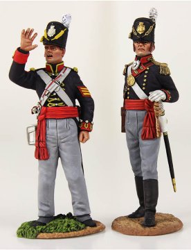 British Royal Artillery Officer #1 & British Royal Artillery NCO Signalling