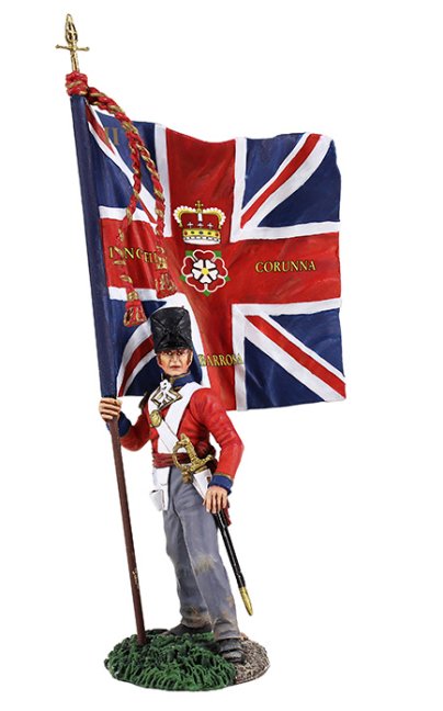 British 1st Foot Guard Battalion Company Ensign with Regimental Colour #2