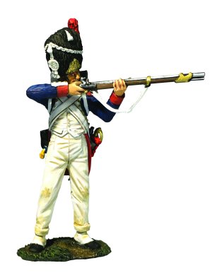 French Old Guard 3rd Rank Standing Firing