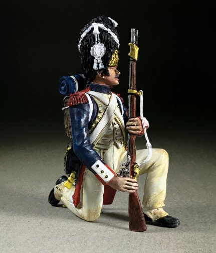 French Imperial Guard Kneeling Make Ready